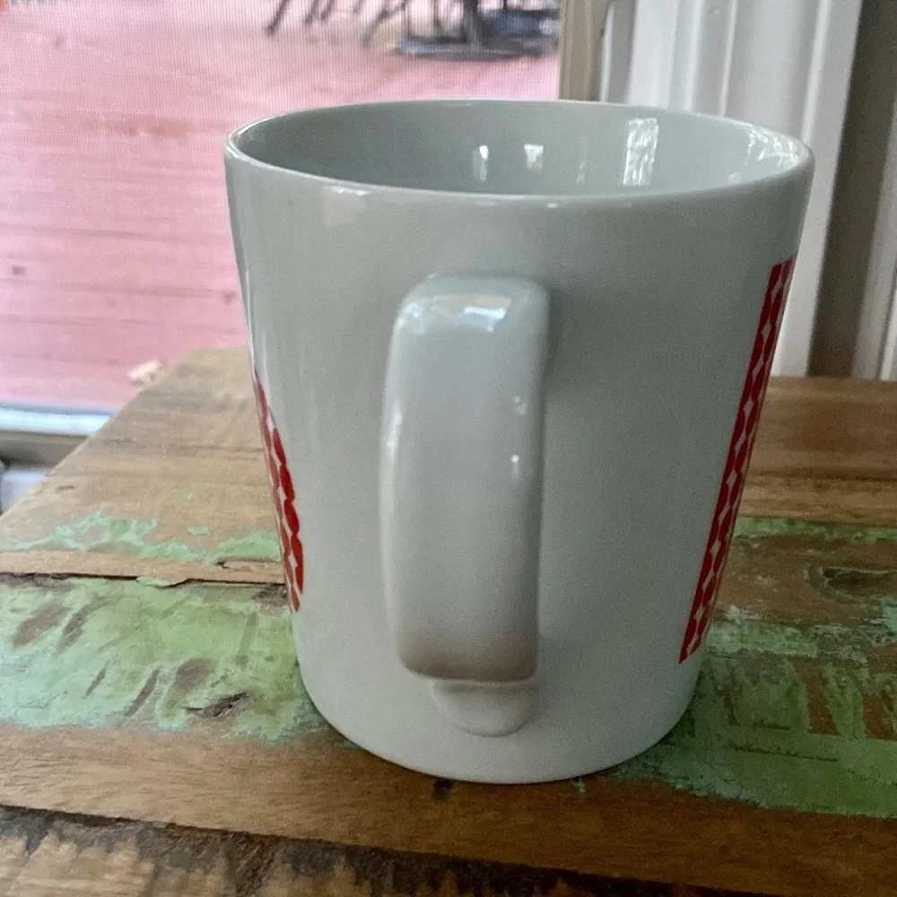 Crate & Barrel ‘B’ Alphabet Ceramic Tapered Mug